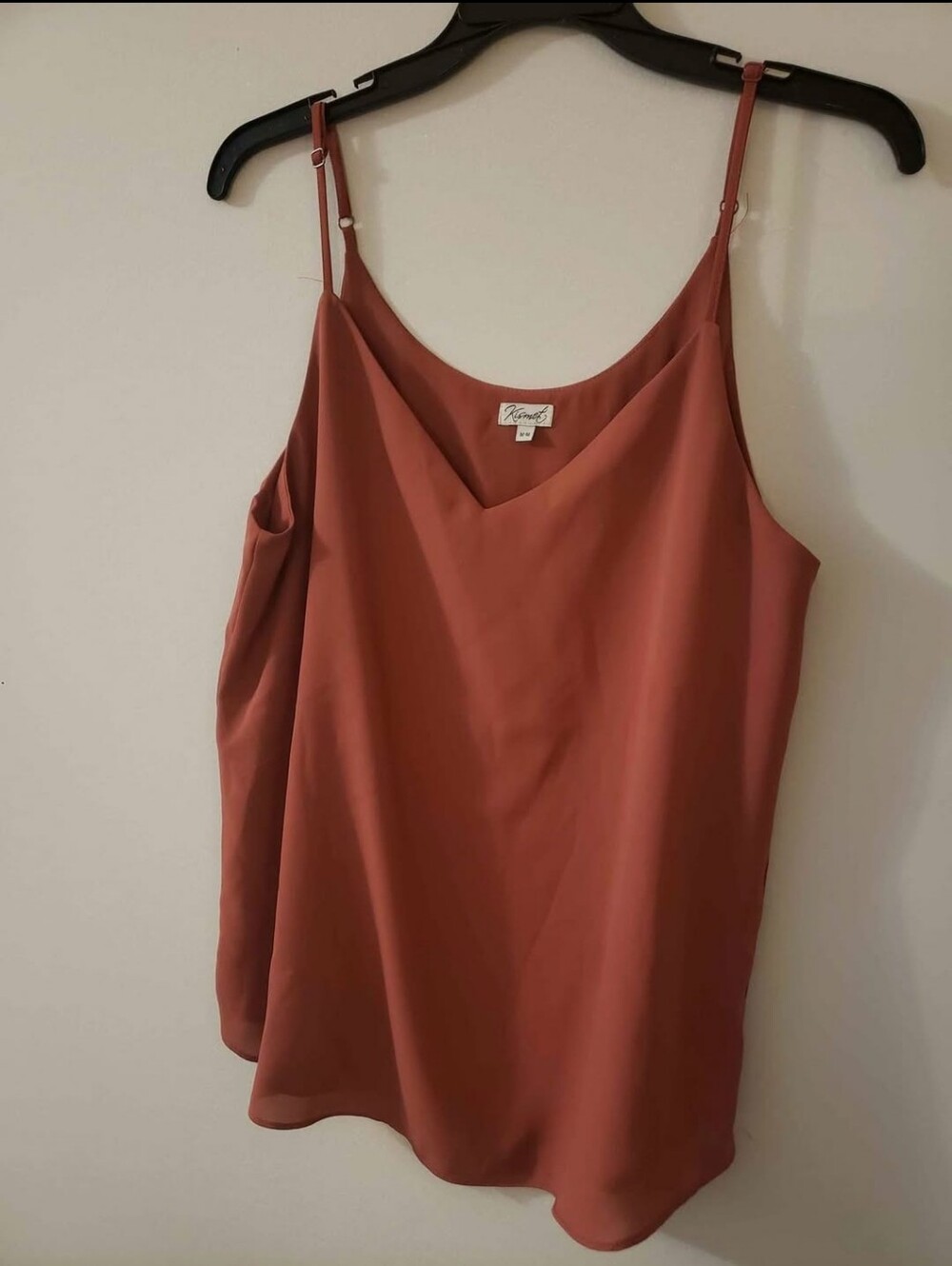 Kismet Terracotta V-Neck Spaghetti Strap Camisole